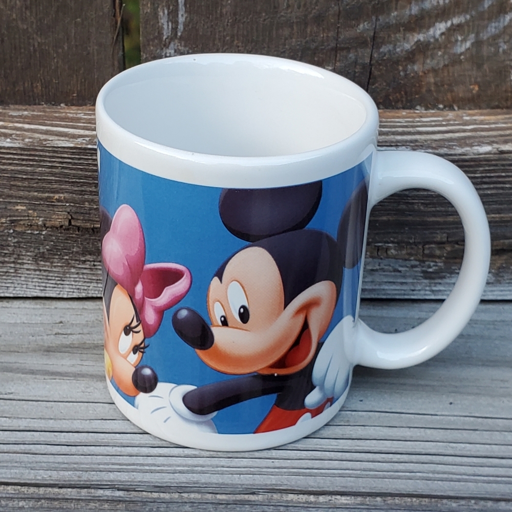 Disney "KEN" Mug by Jerry Leigh - Mickey, Minnie, Donald, Goofy